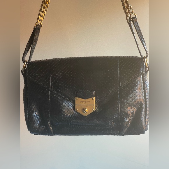 Python YSL vintage Yves Saint Laurent bag authentic - Picture 4 of 11